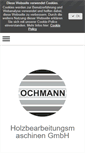 Mobile Screenshot of ochmann-maschinen.de